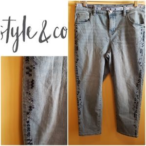 Style & Co Petite Denim Capris